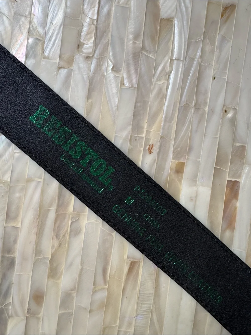 VTG leather Black Belt